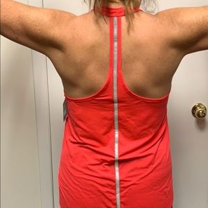 Victorias Secret Running racerback tank Neon Coral